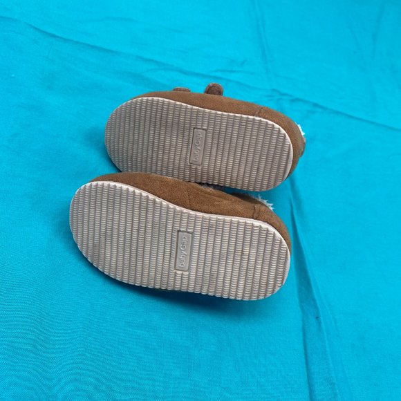 baby GAP Warm Fur Lined Winter Booties Shoes Boots | Infant 4 | Unisex UGG Style - Picture 8 of 9